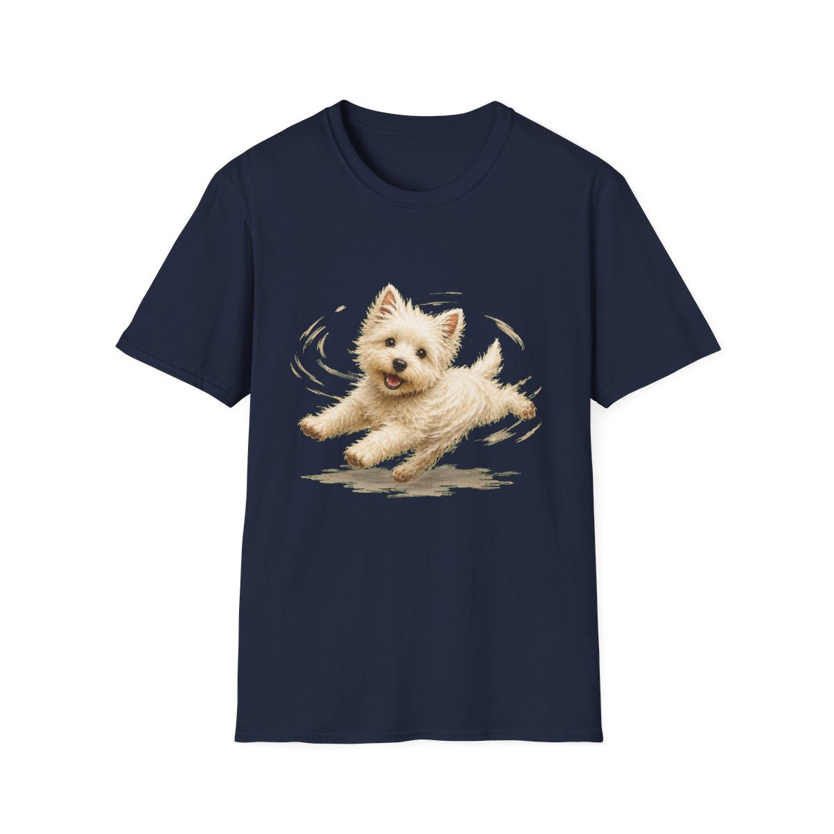 Westie Certified Zoomies Champion Tee - Navy