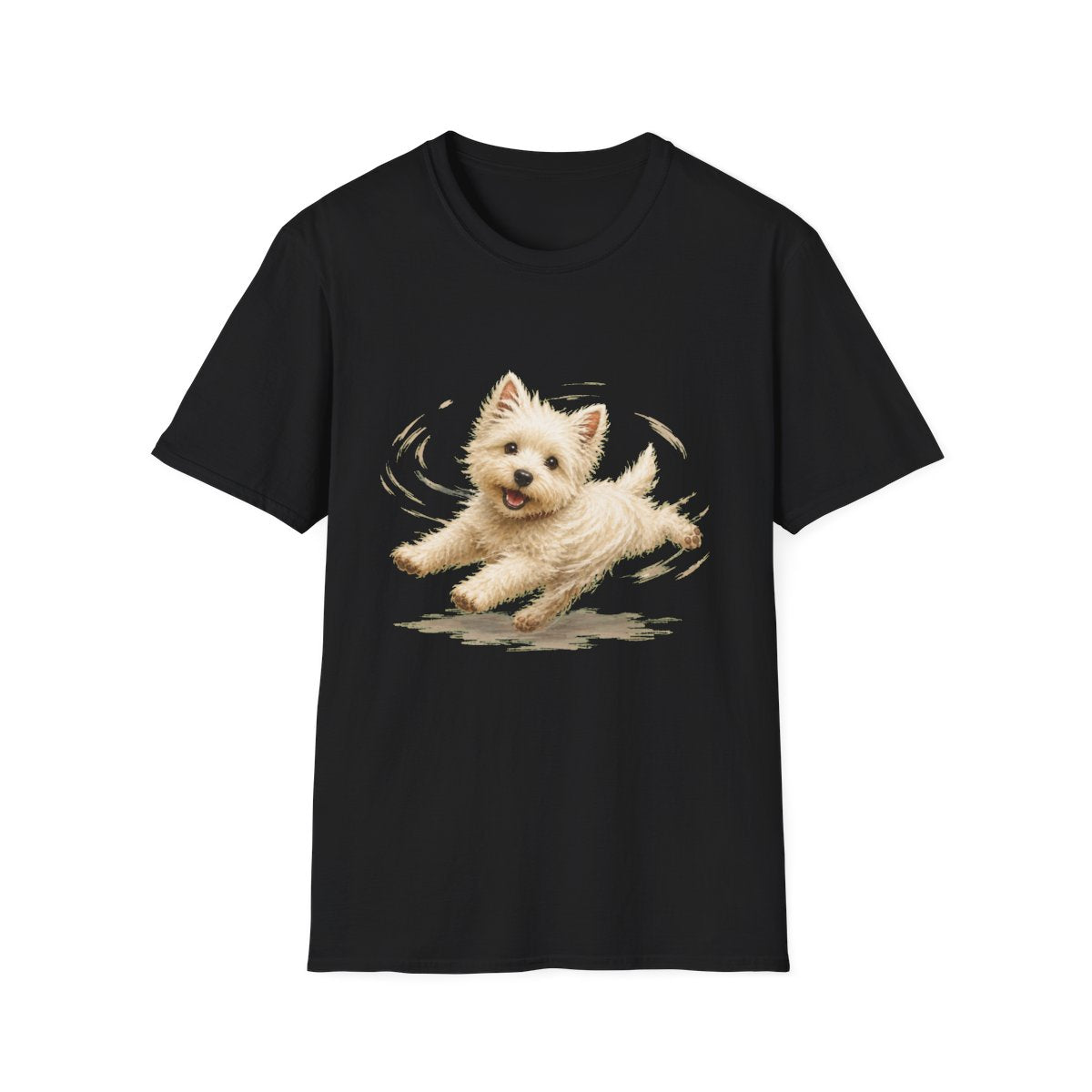 Westie Certified Zoomies Champion Tee - Black