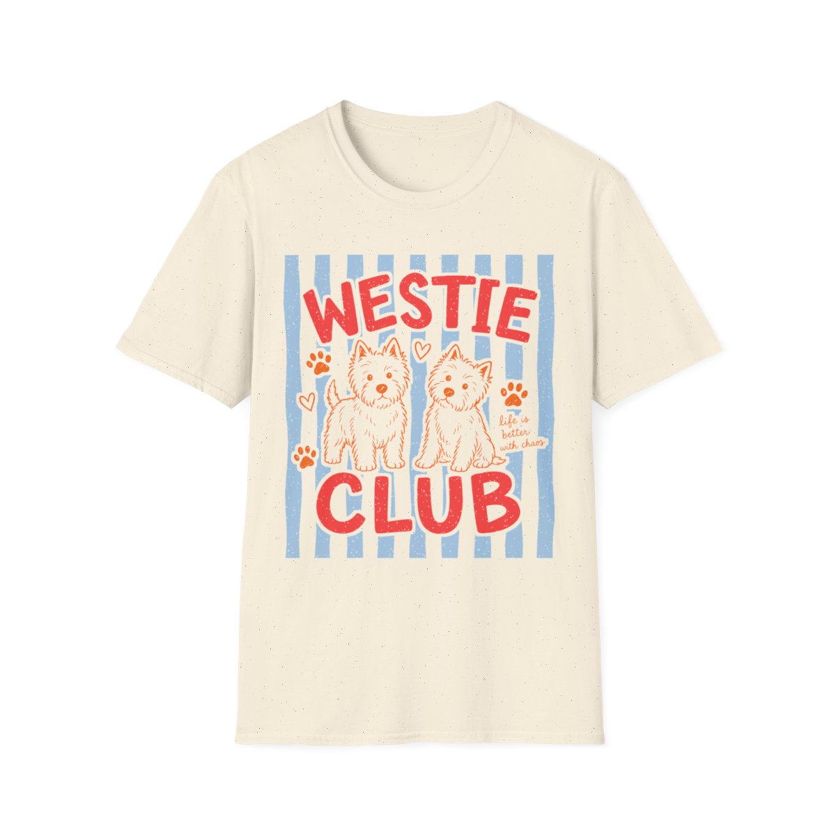 Westie Club Tee - Natural