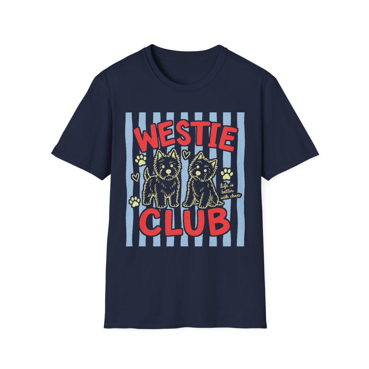Westie Club Tee - Navy