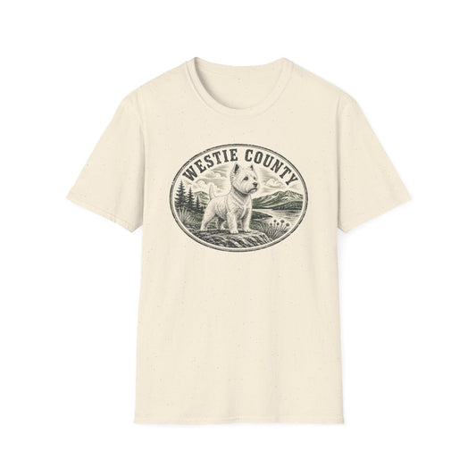 Westie County Tee - Natural