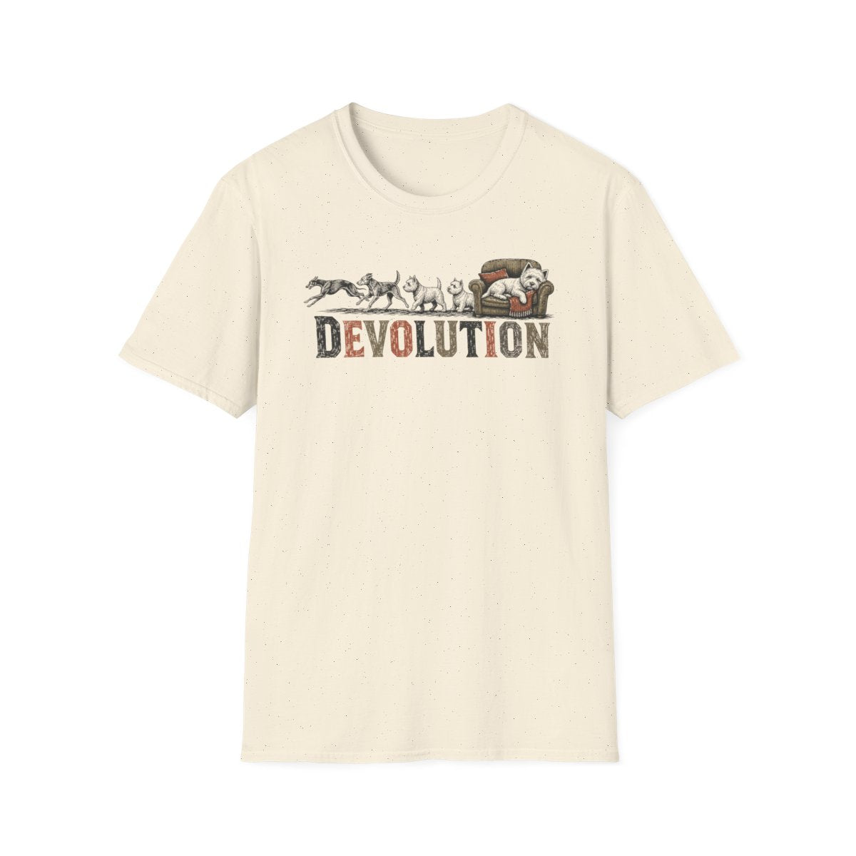 Westie Devolution Tee - Natural