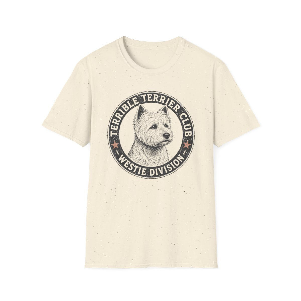 Westie Division Badge Tee - Natural