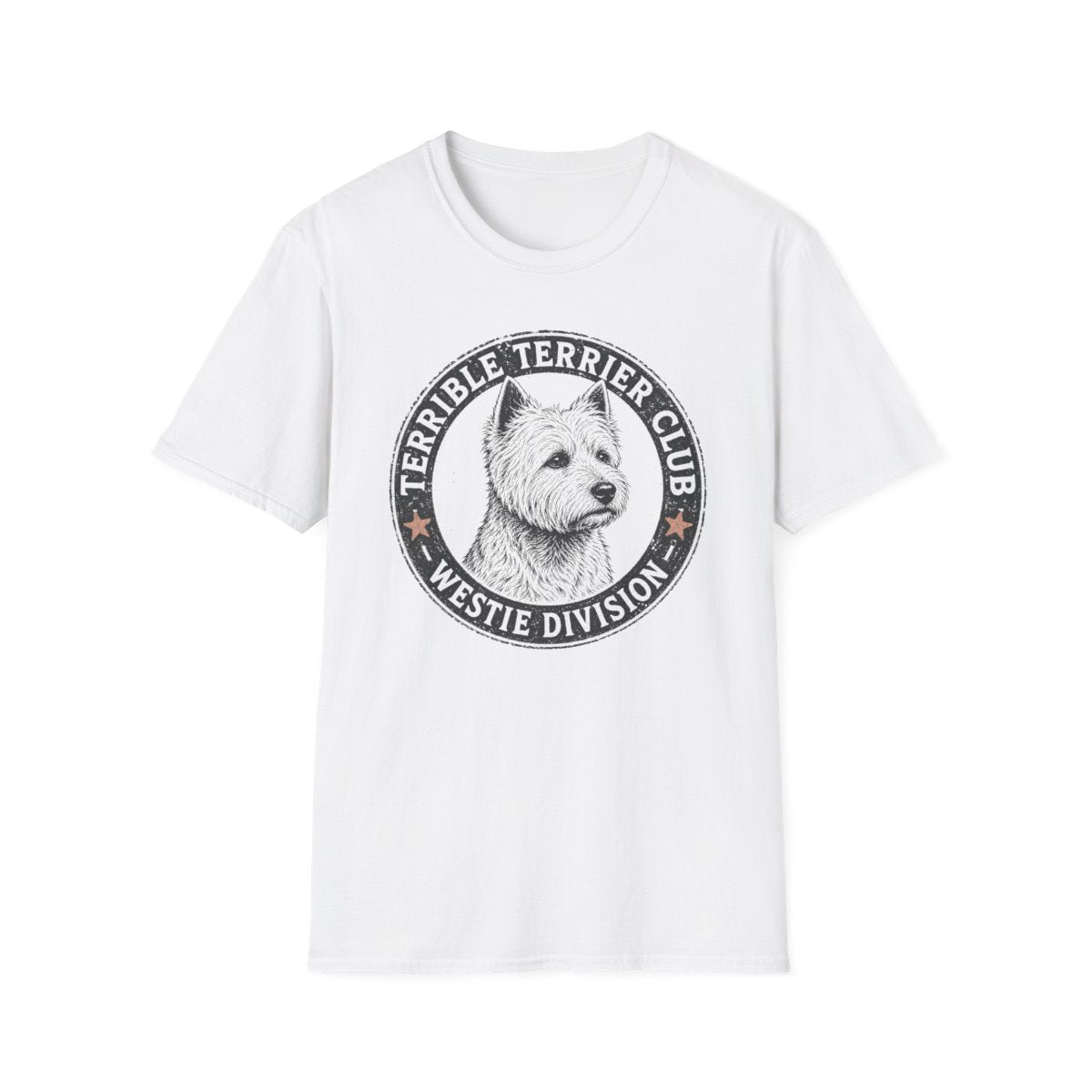 Westie Division Badge Tee - White