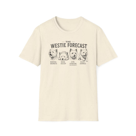 Westie Forecast Tee - Natural
