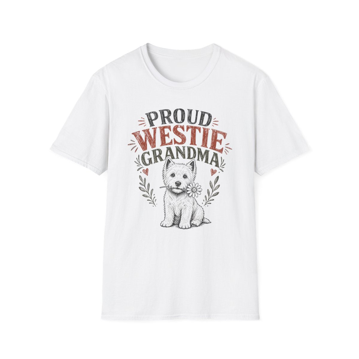 Westie Grandma Tee - White
