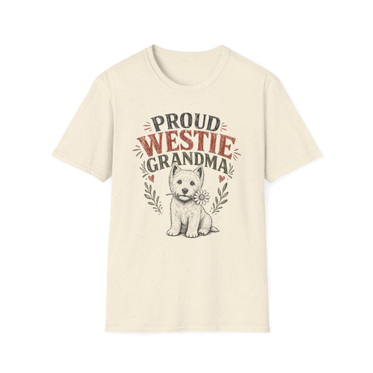 Westie Grandma Tee - Natural