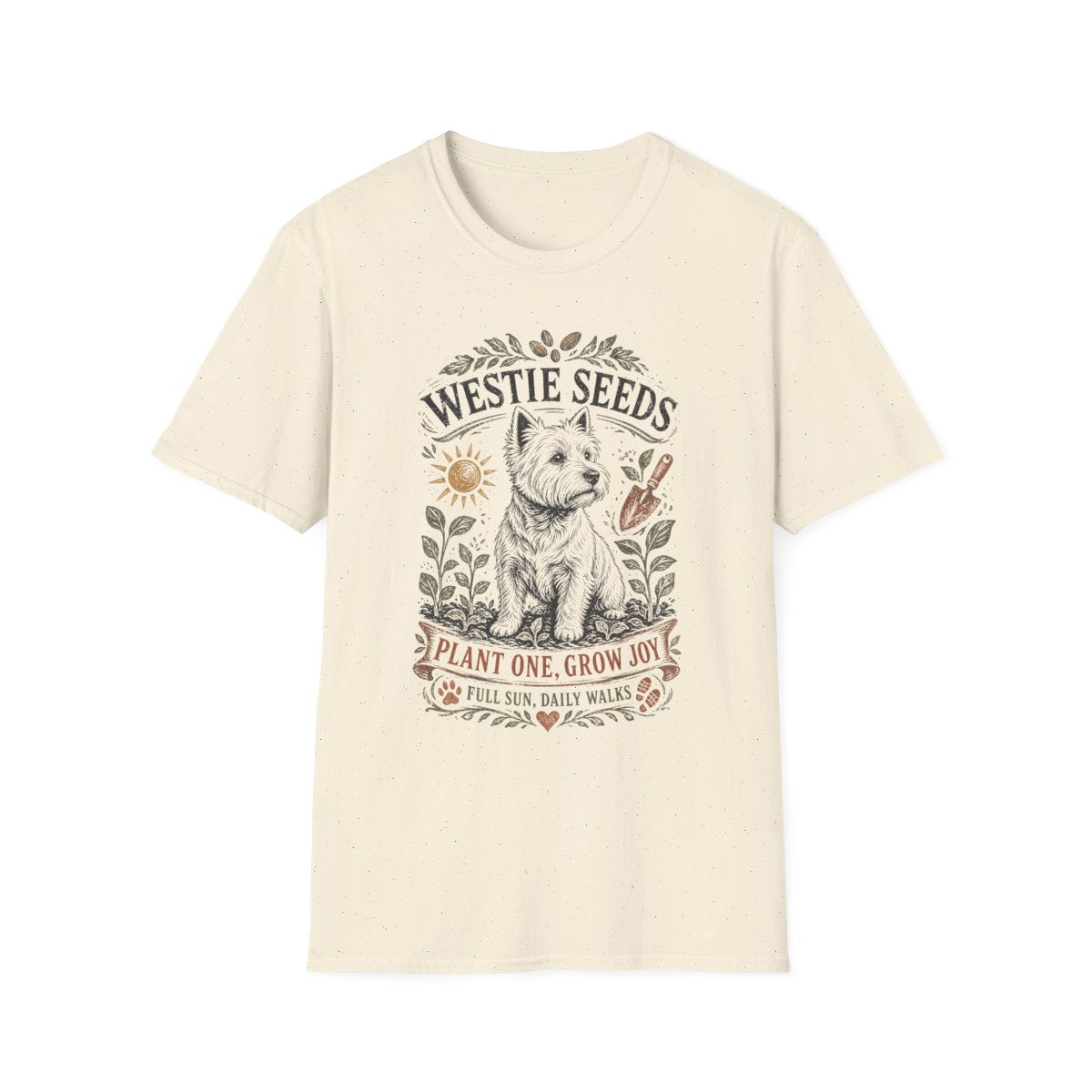 Westie Seeds Tee - Natural