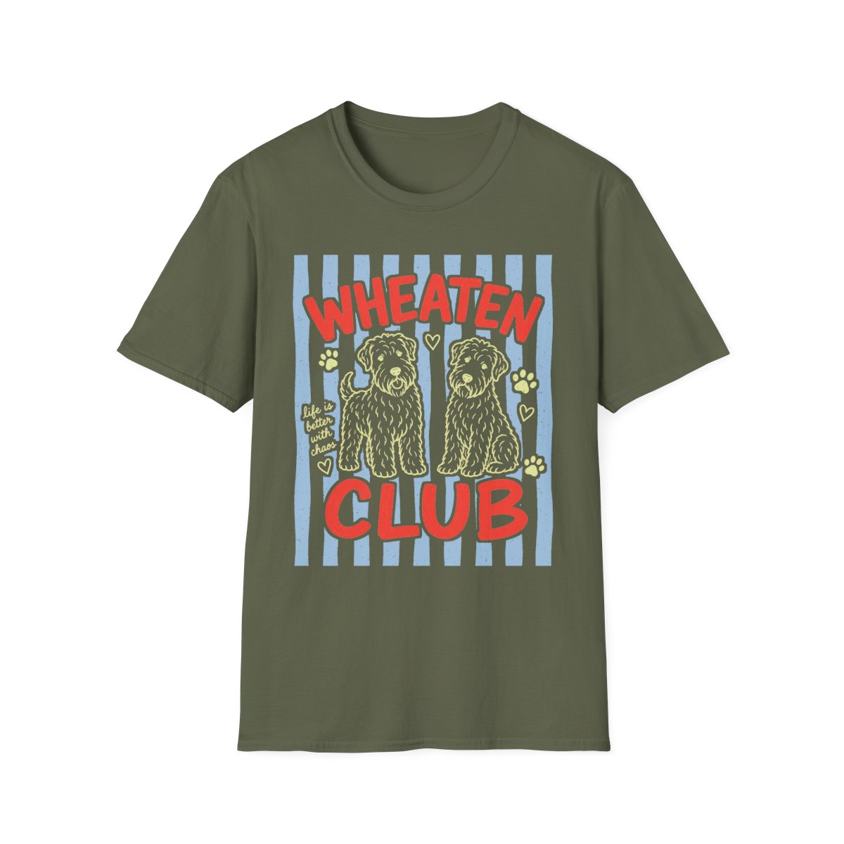 Wheaten Club Tee - Military Green