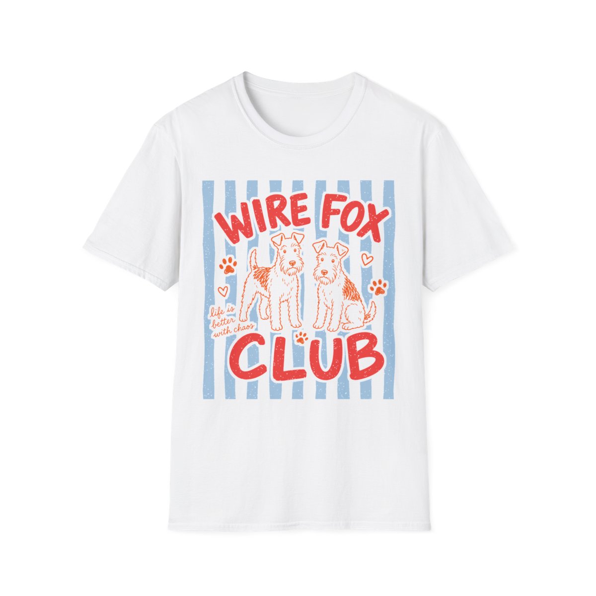 Wire Fox Club Tee - White