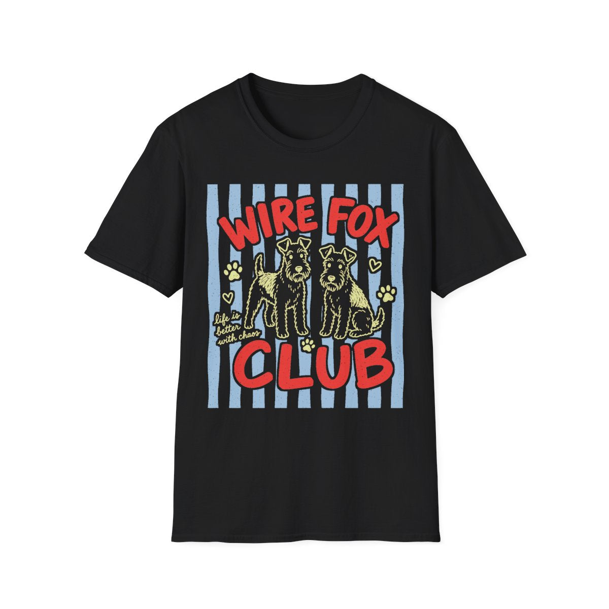 Wire Fox Club Tee - Black