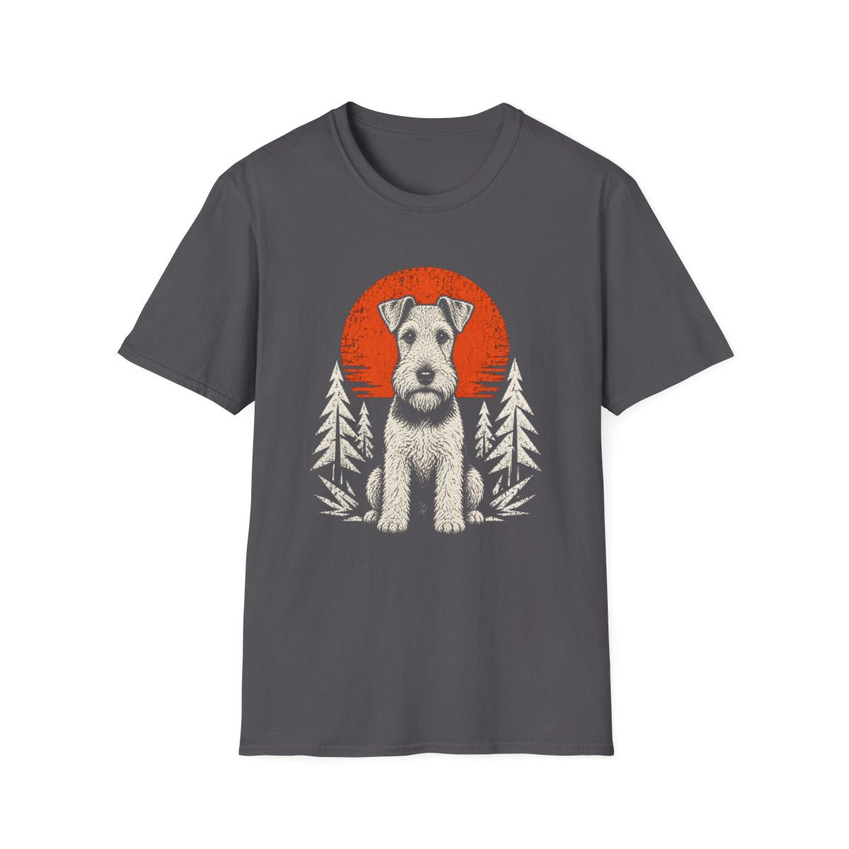 Wire Fox Terrier Adventure Club Tee - Charcoal