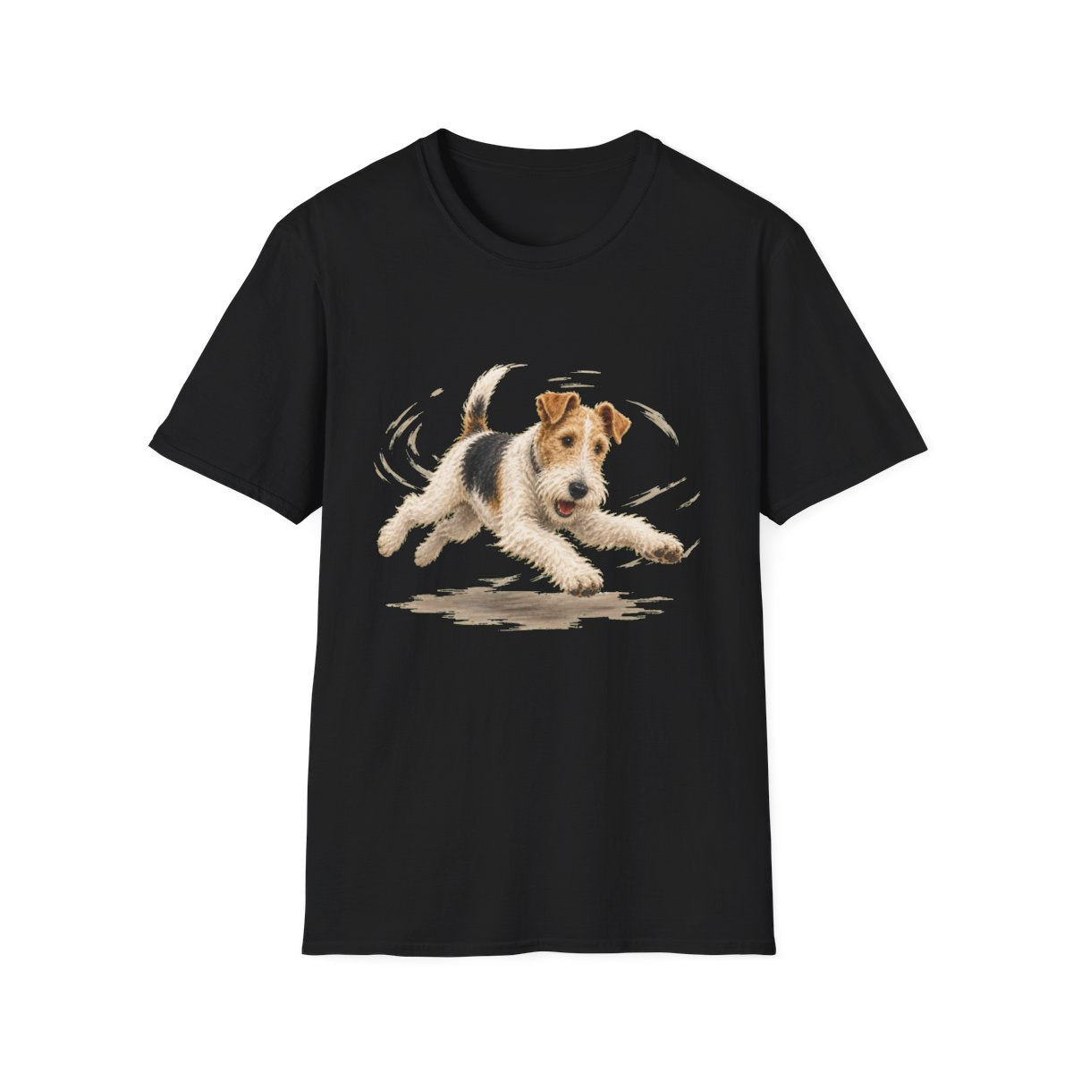 Wire Fox Terrier Certified Zoomies Champion Tee - Black