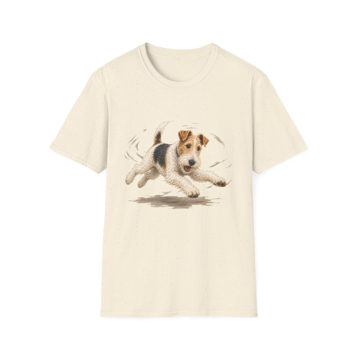 Wire Fox Terrier Certified Zoomies Champion Tee - Natural