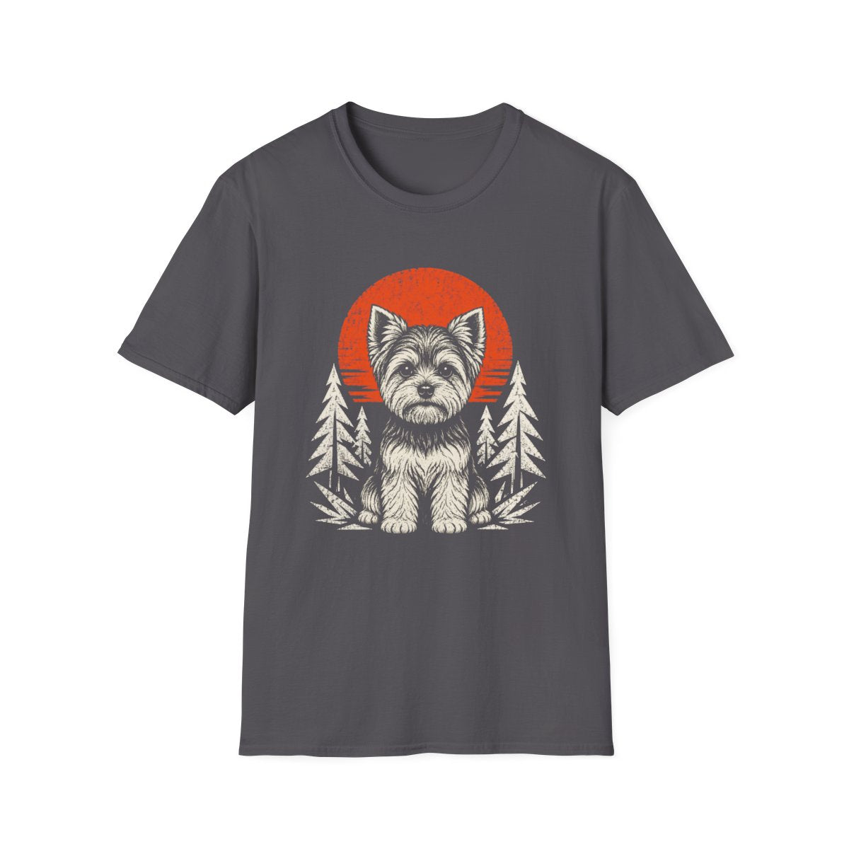 Yorkie Adventure Club Tee - Charcoal