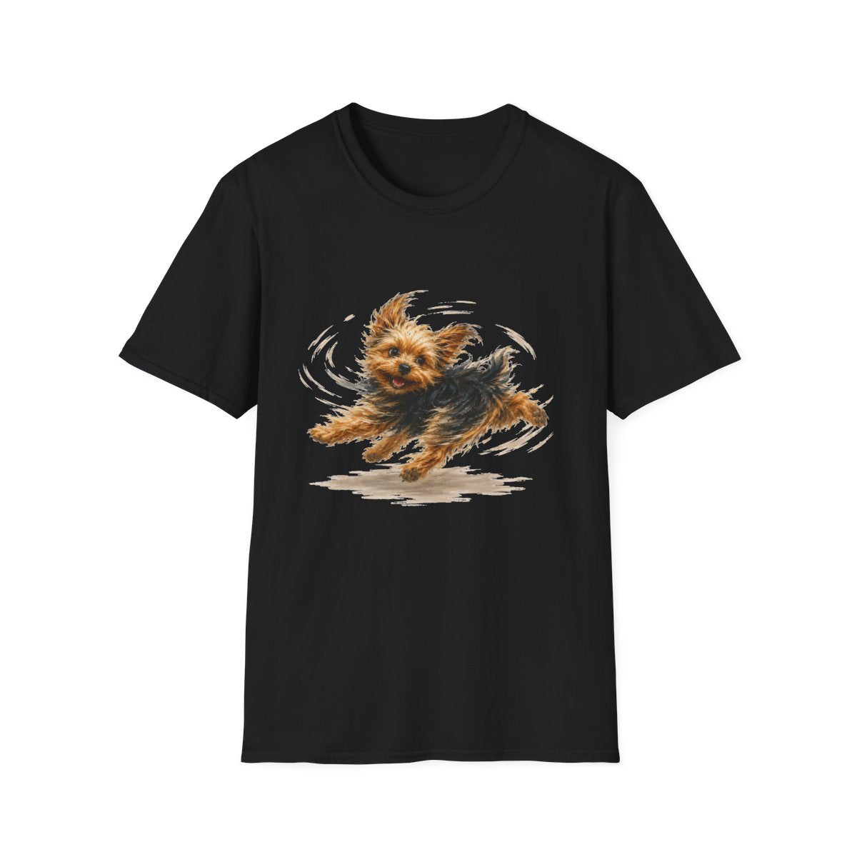 Yorkie Certified Zoomies Champion Tee - Black