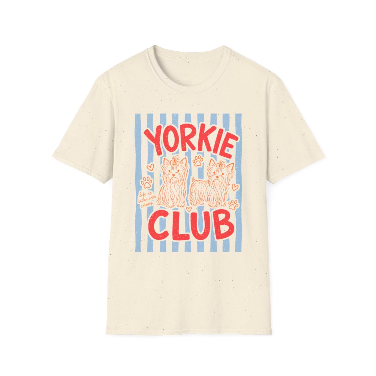 Yorkie Club Tee - Natural