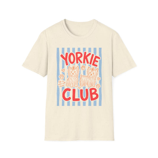 Yorkie Club Tee - Natural