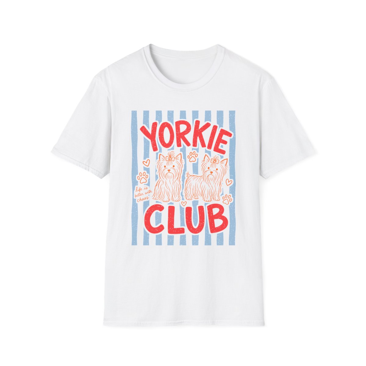 Yorkie Club Tee - White