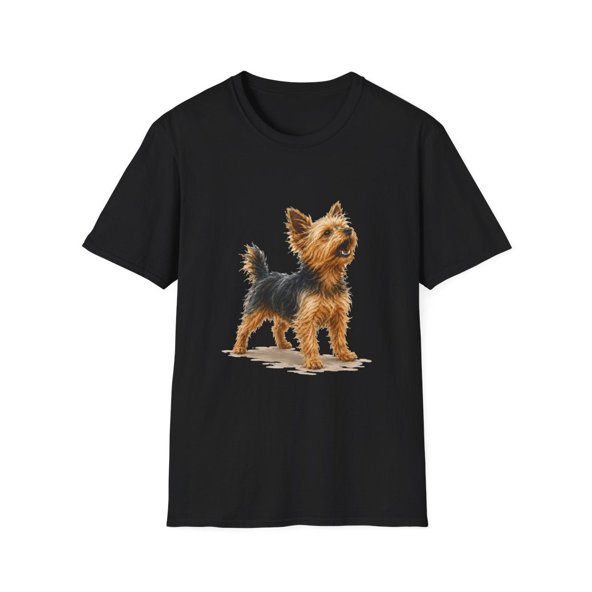 Yorkie Head Of Security Tee - Black