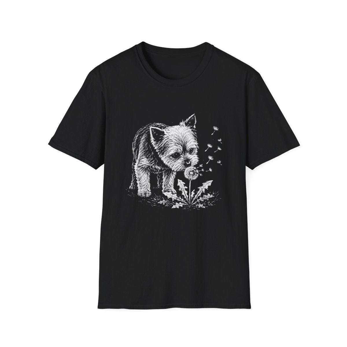 Yorkie Make A Wish Tee - Black