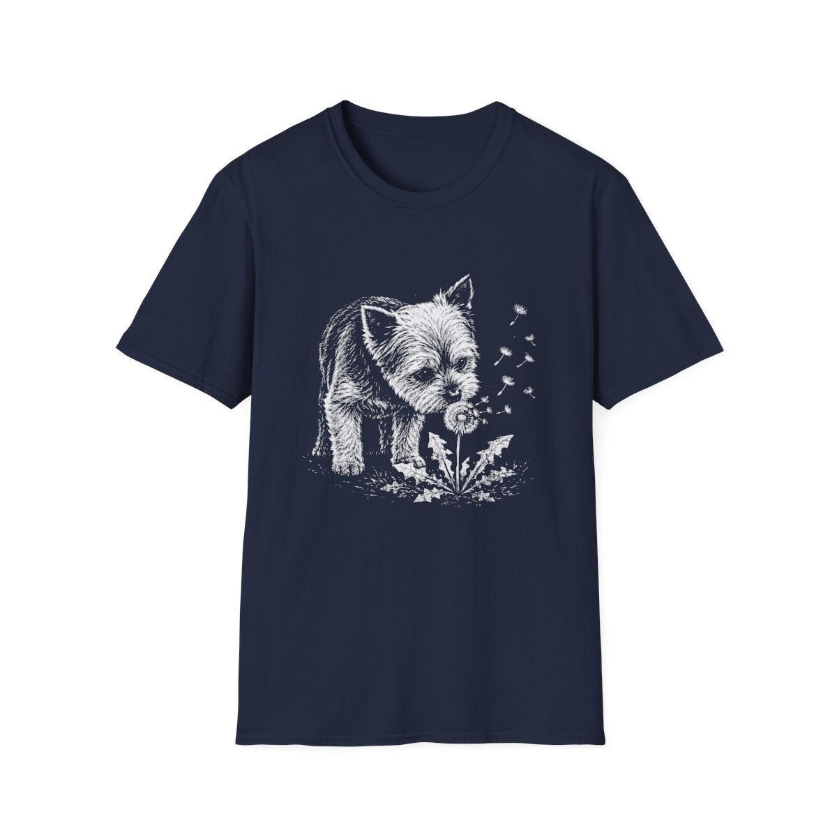 Yorkie Make A Wish Tee - Navy