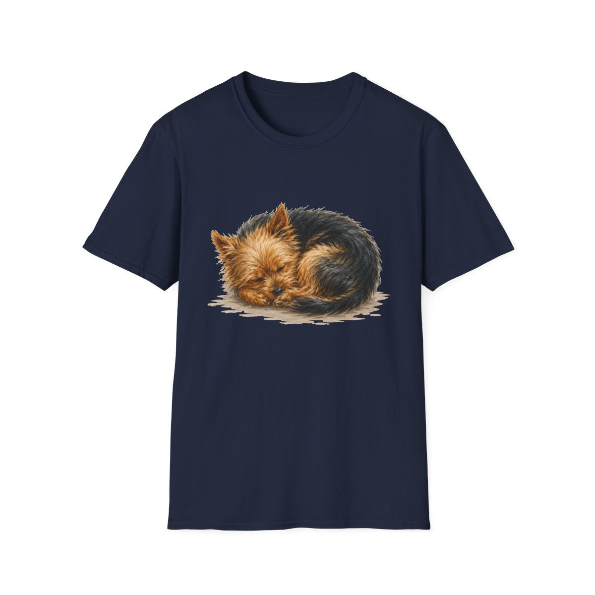 Yorkie Rest At Last Tee - Navy