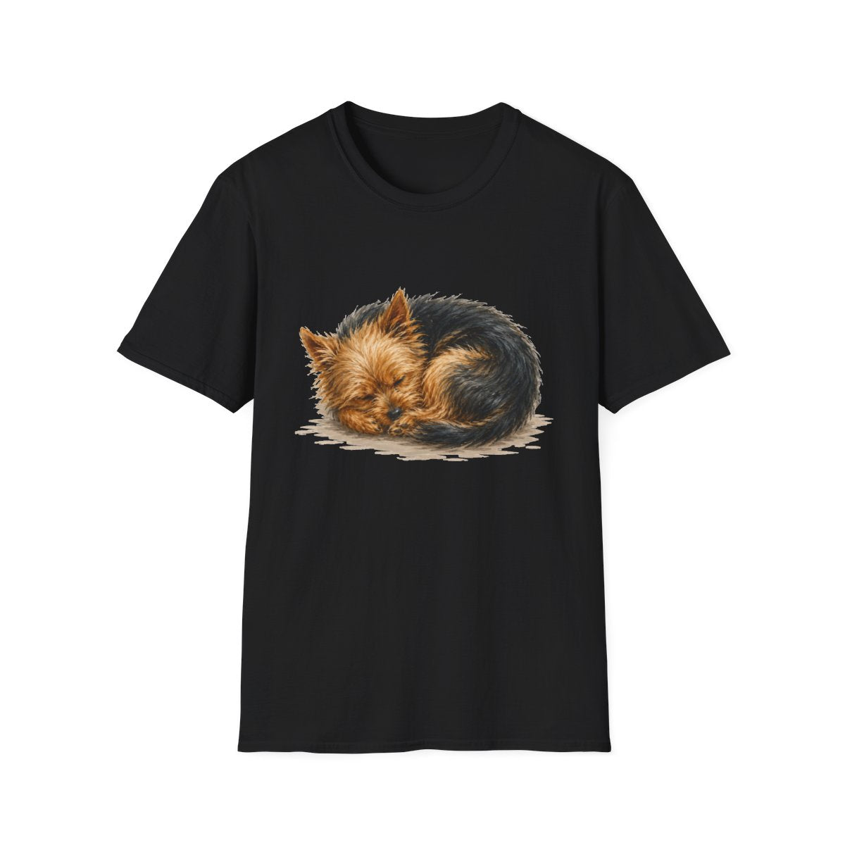 Yorkie Rest At Last Tee - Black