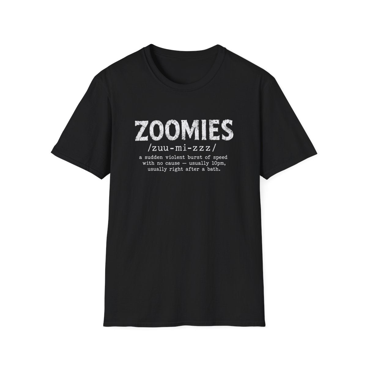 Yorkie Zoomies Tee - Black