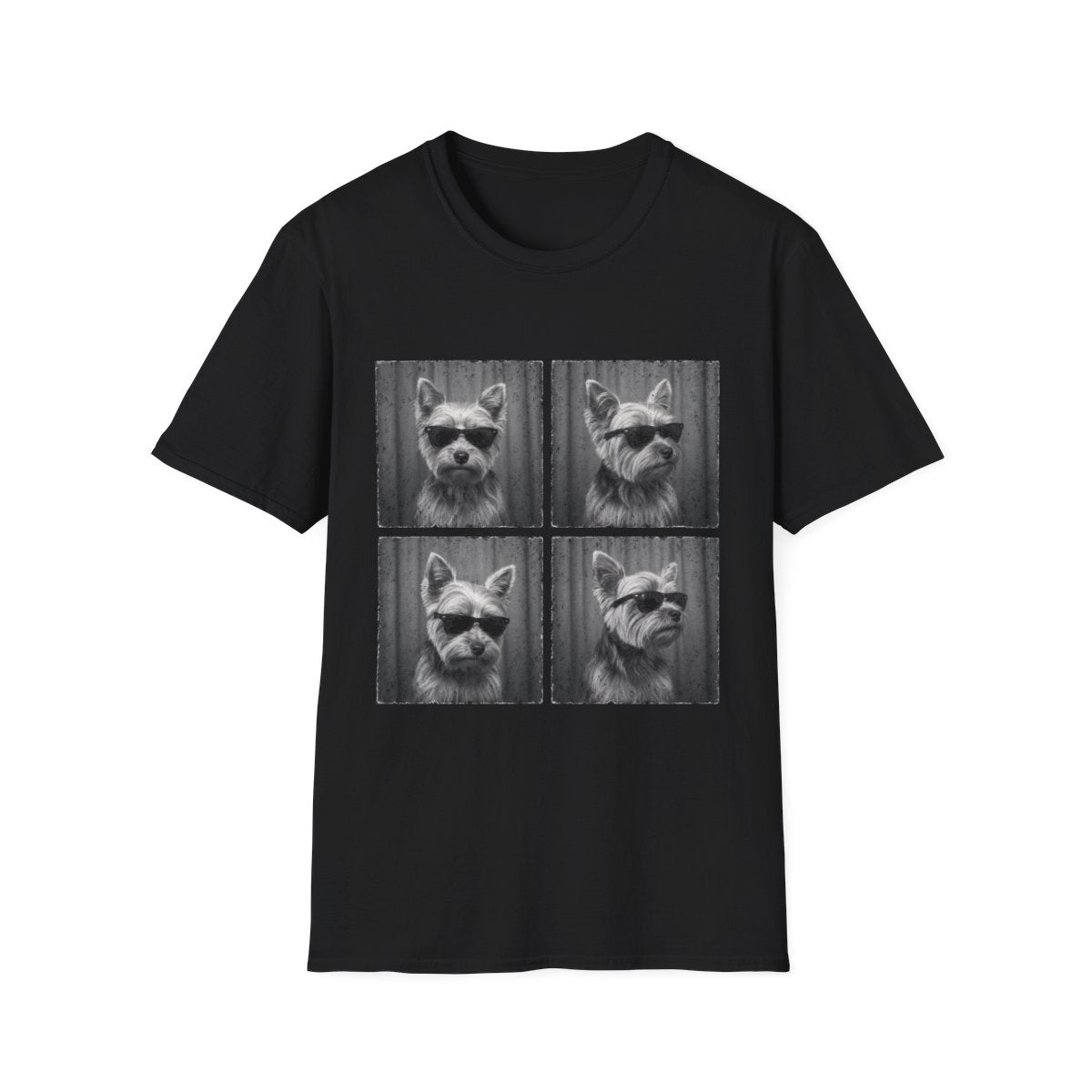 Yorkshire Terrier Photo Booth Tee - Black