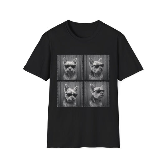 Yorkshire Terrier Photo Booth Tee - Black